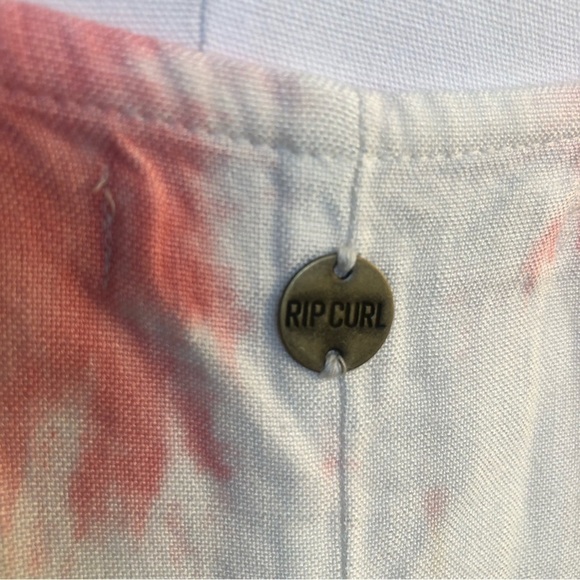 Rip Curl tie dye front button pockets spaghetti straps mini Spring Summer dress - Picture 7 of 12